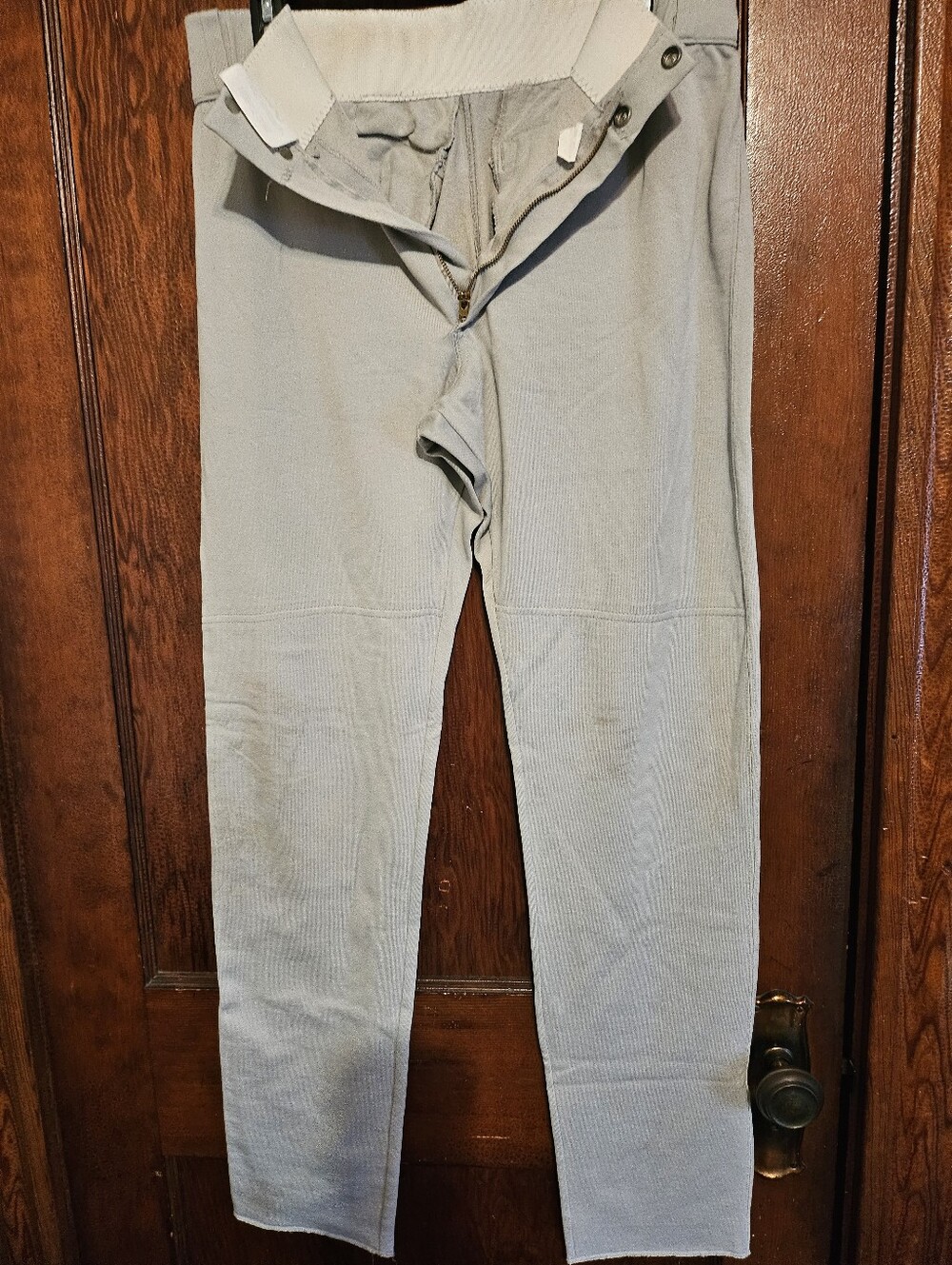 Light Gray Baseball Pants.